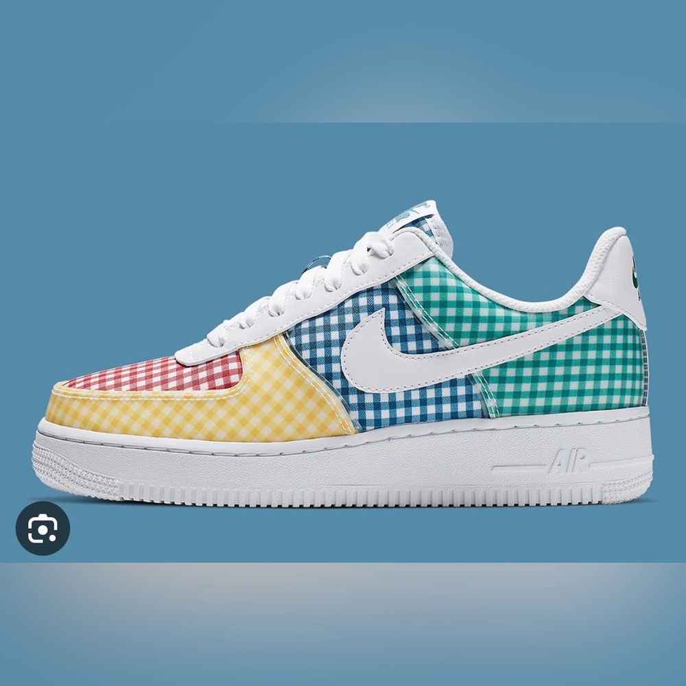 Nike Air Force 1 Low QS - gingham pack- multicolor